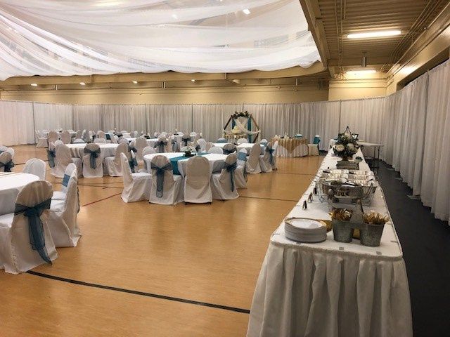 The set up before the wedding 14