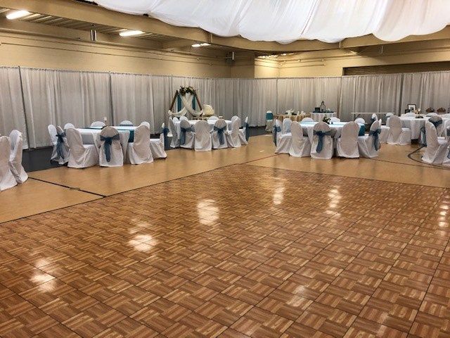 The set up before the wedding 11