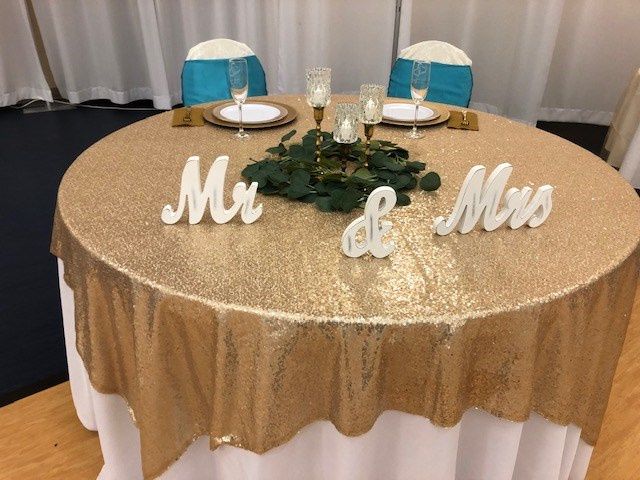 The set up before the wedding 10