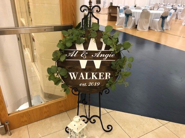 The set up before the wedding 6