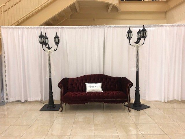 The set up before the wedding 5