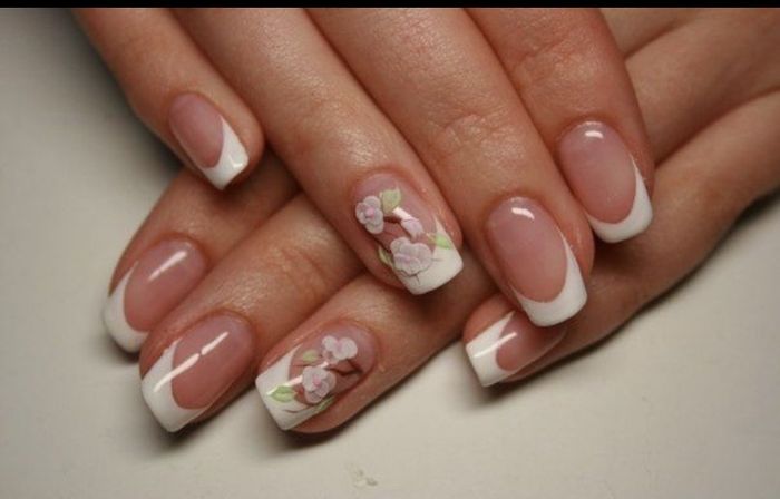 Wedding day nails 5