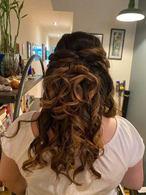Just had my hair trial! 4