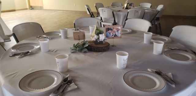 Some of the table decor