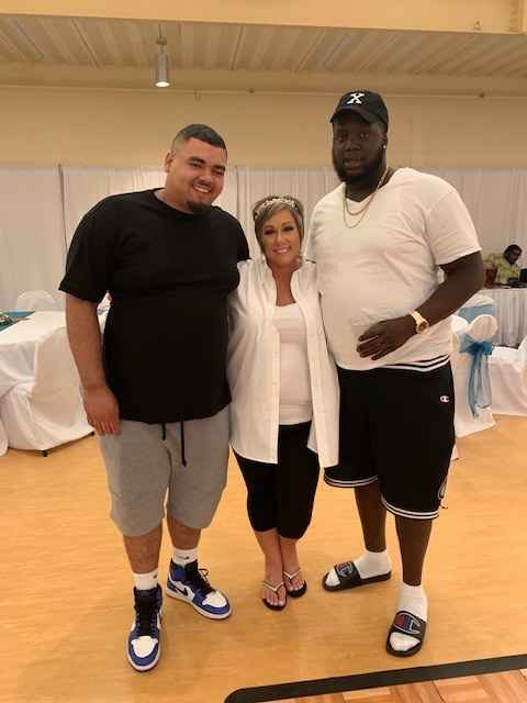 Our oldest sons, Dez & Preston