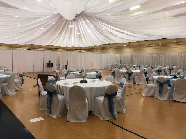 One view of the reception area