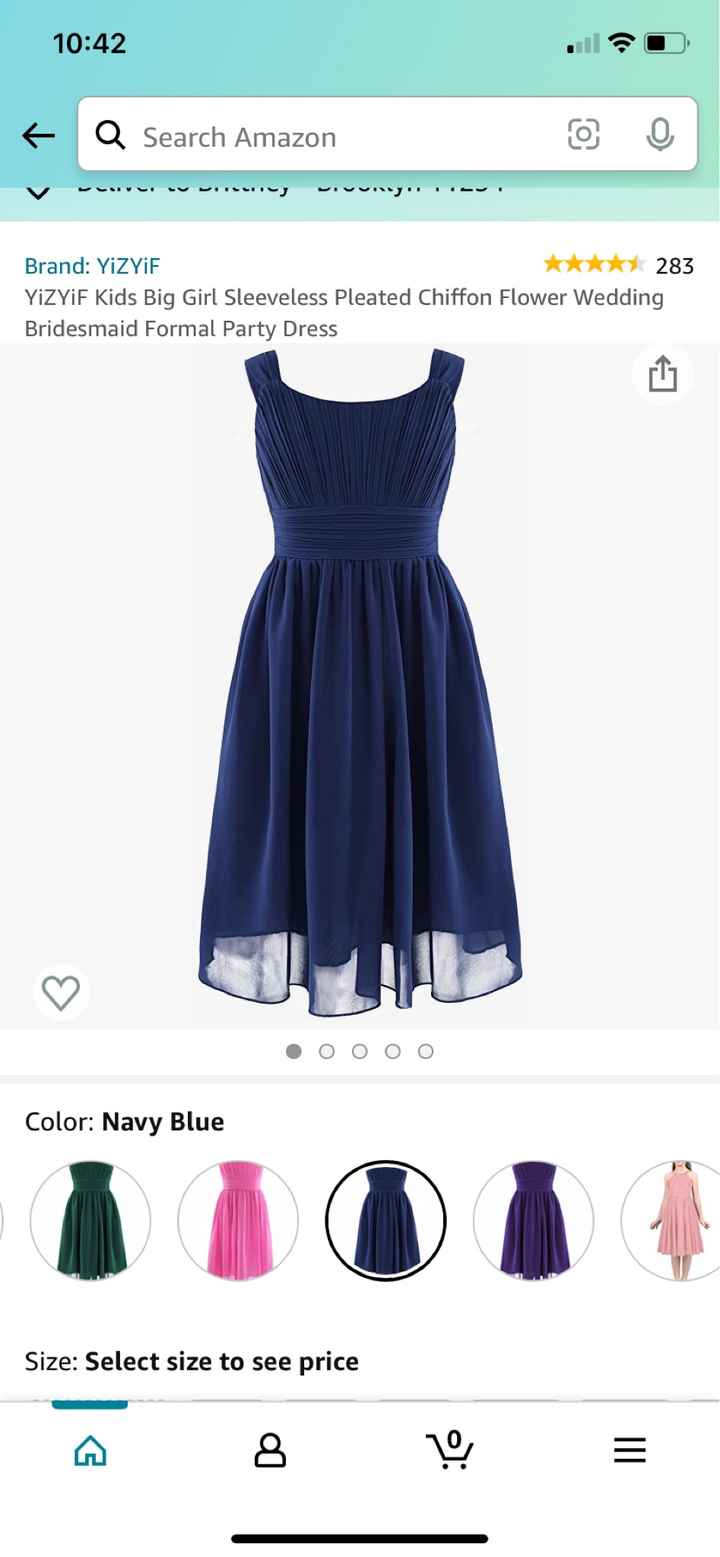 Non-cutesy colored Flower girl dress? - 1