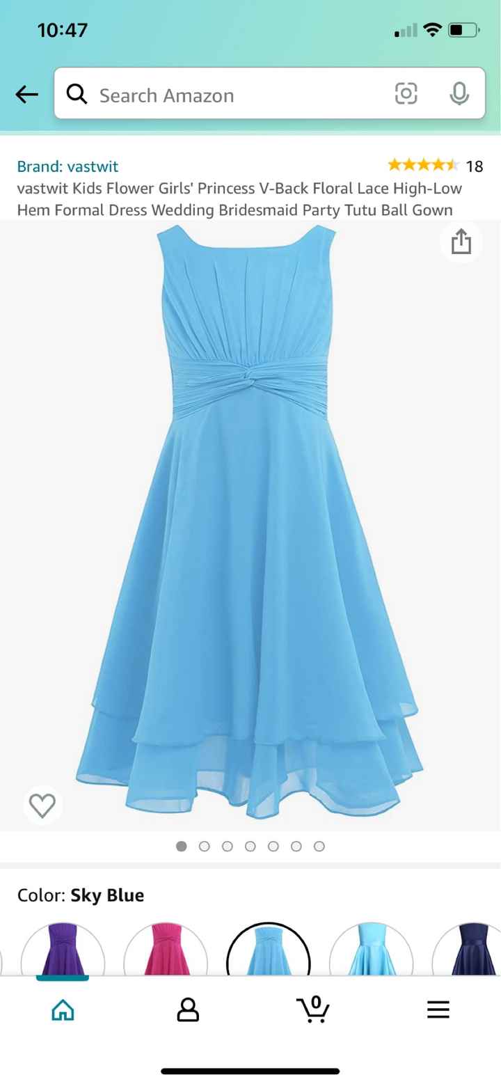 Non-cutesy colored Flower girl dress? - 3