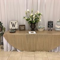 Welcome table