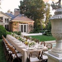 Backyard wedding decor - 1