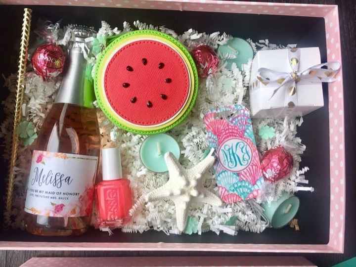 Bridesmaid / maid of honor surprises