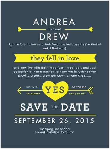 Our save-the-dates