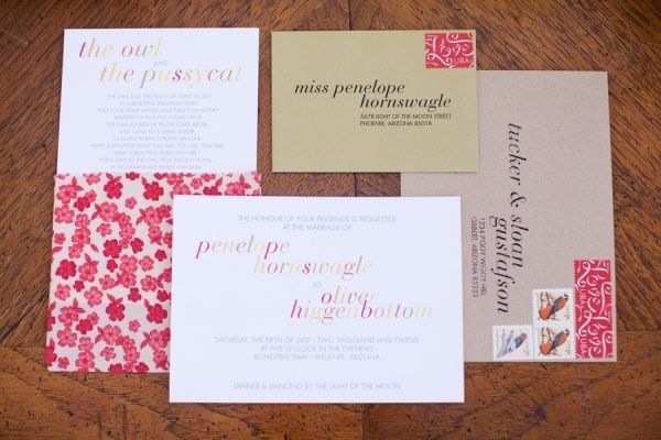 Labels on wedding invitations etiquette