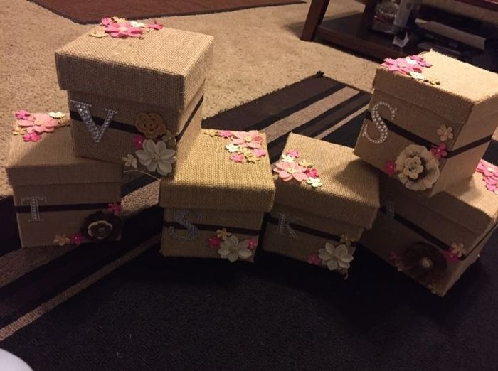 Show me your "bridesmaid boxes"