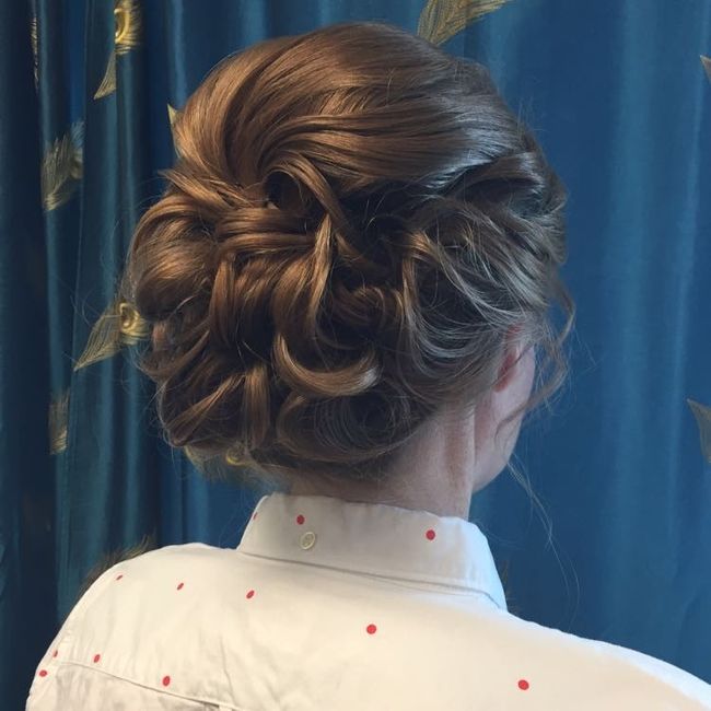 Wedding hair up or down?