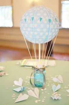 Hot Air Balloon Centerpieces