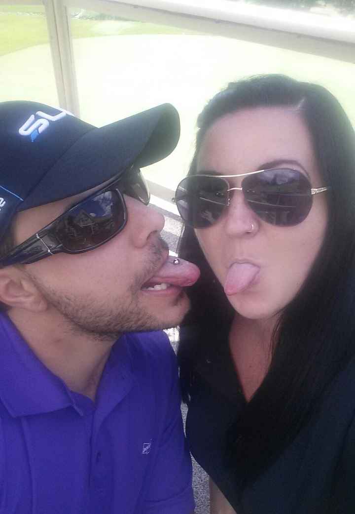 In the selfie spirit, any favorite pic of you and FH or DH?