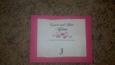 Table Number Designs - Help me choose