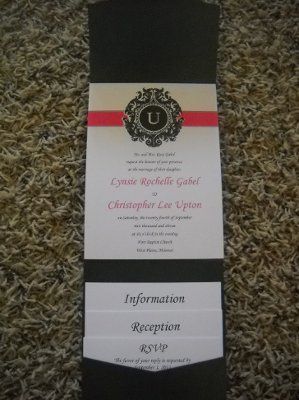 Showing off my invites!