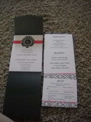 Showing off my invites!