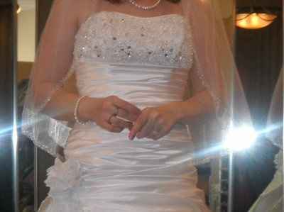 So you said yes to the dress.... now let's see it! :)