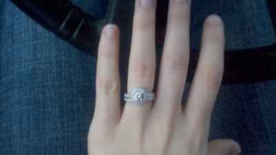Let me see your ring! WITH the band(s)!