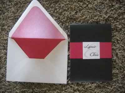Showing off my invites!