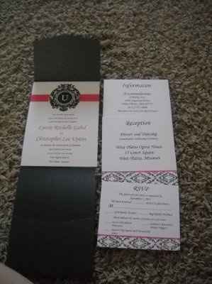Showing off my invites!