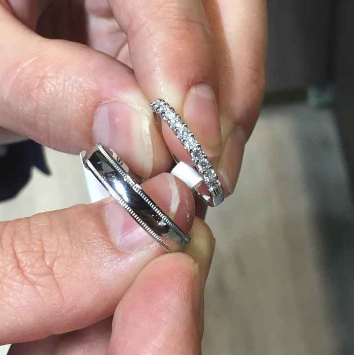 We bought our wedding bands!