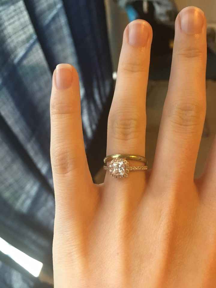 Halo rings without matching wedding band