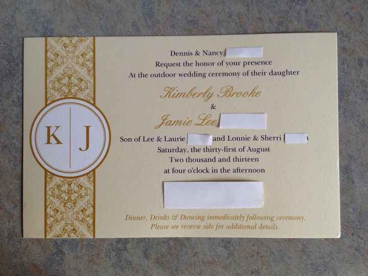 INVITATIONS ARE HERE!!!