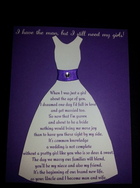 DIY Bridesmaid Cards