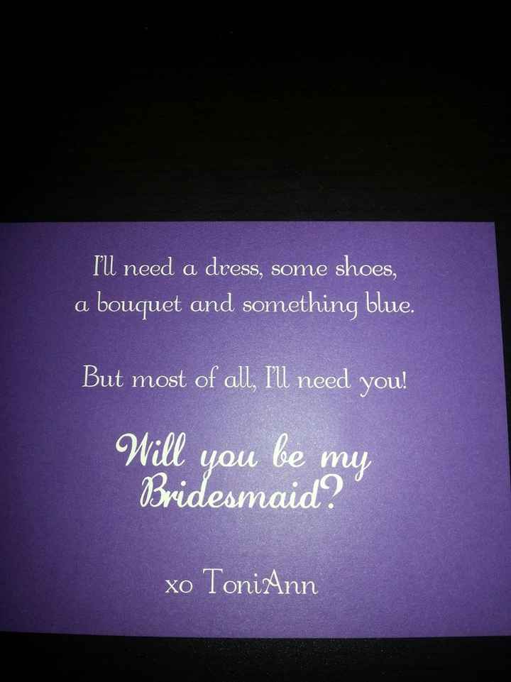 DIY Bridesmaid Cards