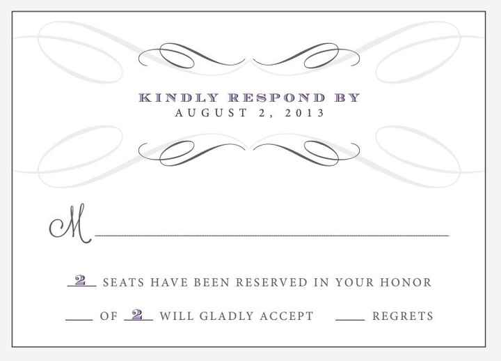 RSVP Card
