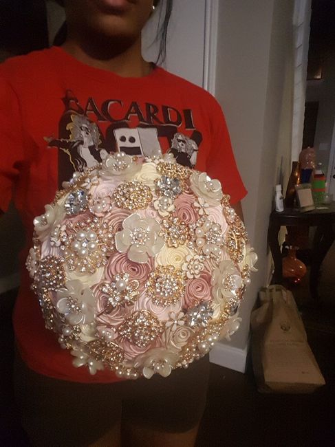 Bouquet from top
