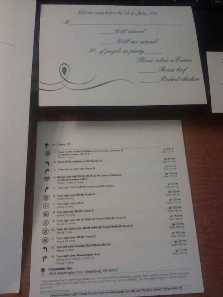 I second guess EVERYTHING! need opinions on invites! (with pictures)