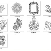 Custom Made, Steampunk Themed Coloring Books For The Kids Activity Corner