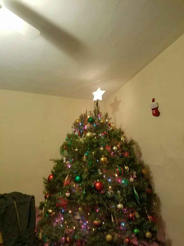 NWR: Finally finished decorating our first Christmas tree!!