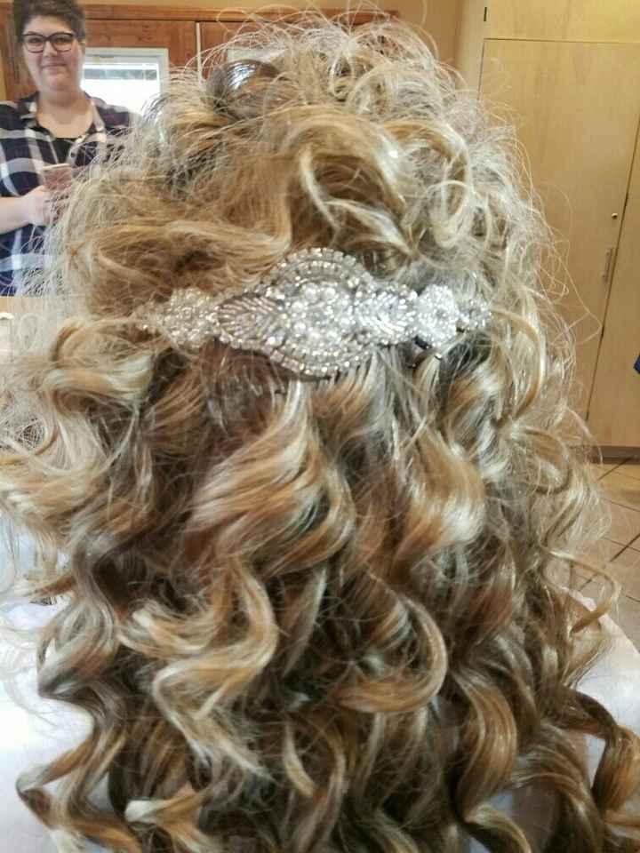Let me see your wedding day hair!