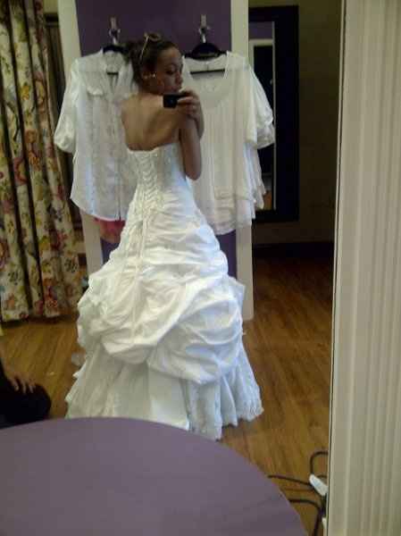 Got my dress bustled today :) *pics*