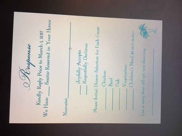 Invitations- input needed!