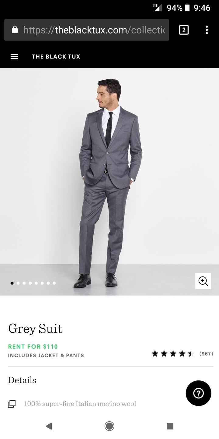 Tuxedo, suit, or something else? - 2
