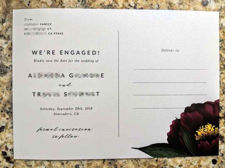 Show us your Save The Dates - 2