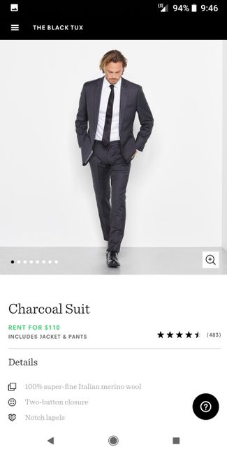 Tuxedo, suit, or something else? - 1