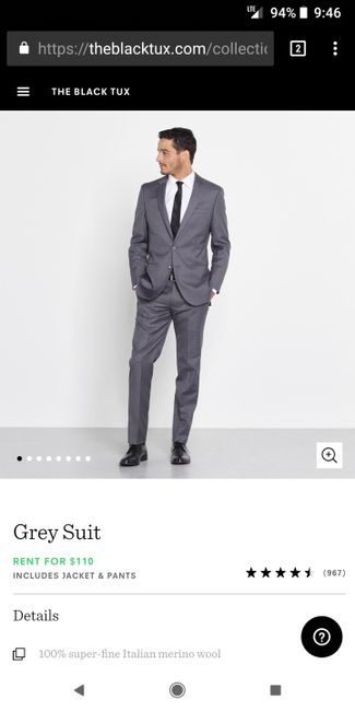 Tuxedo, suit, or something else? - 2