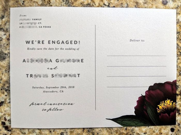 Show us your Save The Dates - 2
