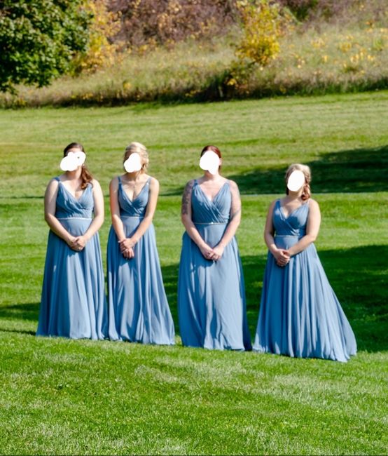 How do i match my bridesmaids dresses without making them uncomfortable? 1