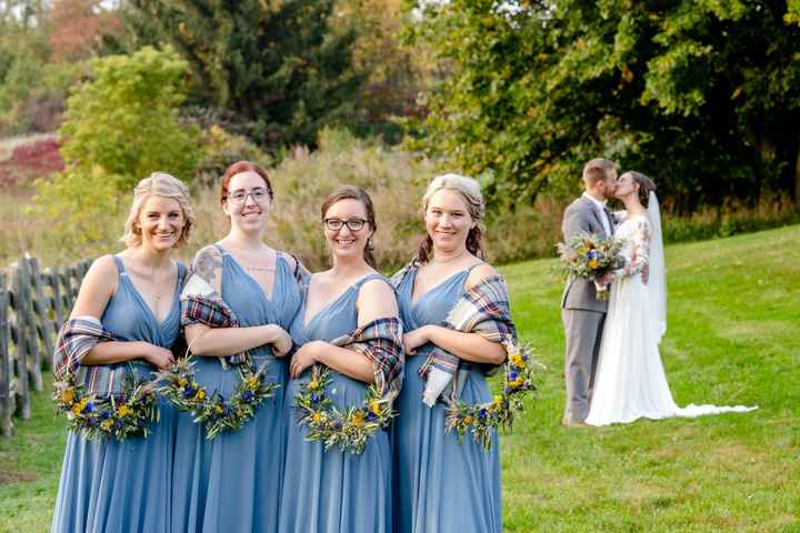 Non-traditional Bridesmaid Bouquets - 1