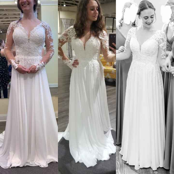 Second guessing wedding dress choice - 1