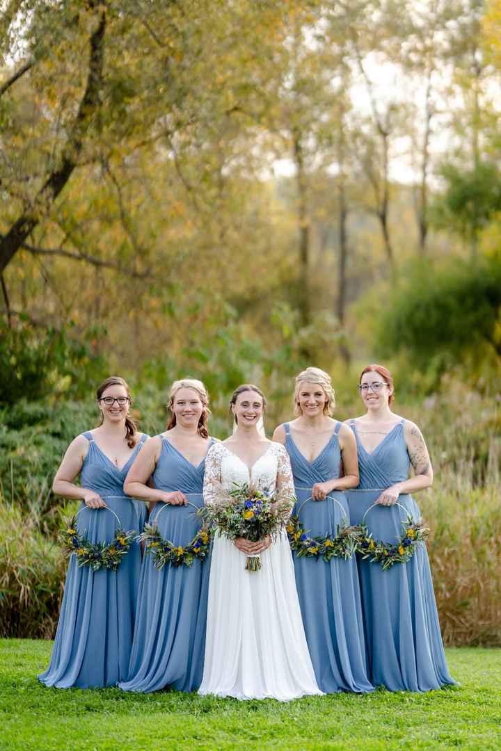 fall color bridesmaid dresses